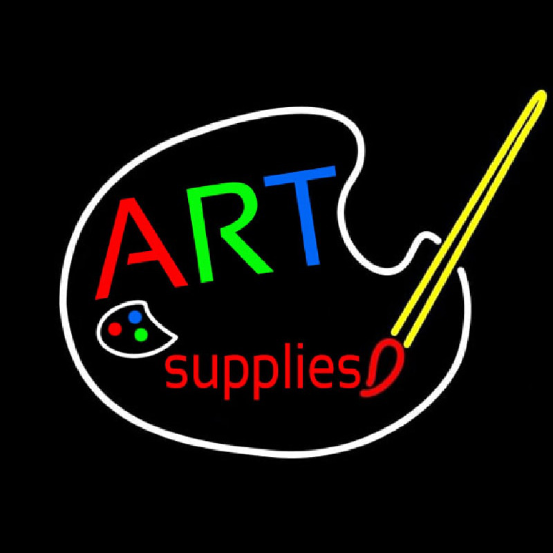 Multi Color Art Supplies With Brush 1 Neonkyltti