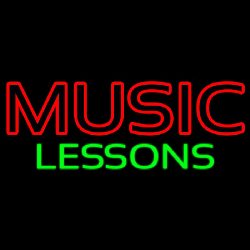 Music Lessons Neonkyltti