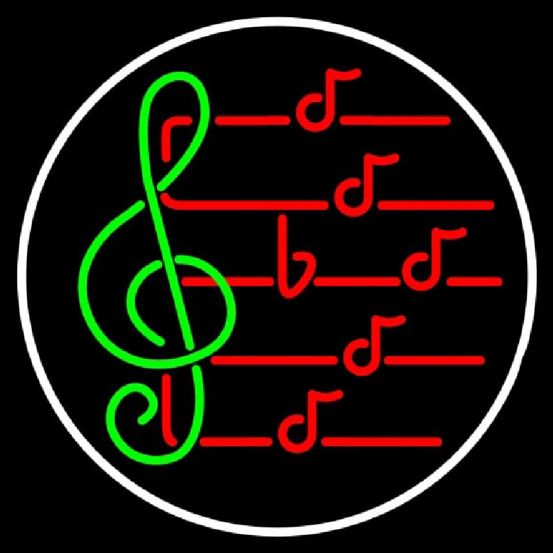 Music Note Neonkyltti