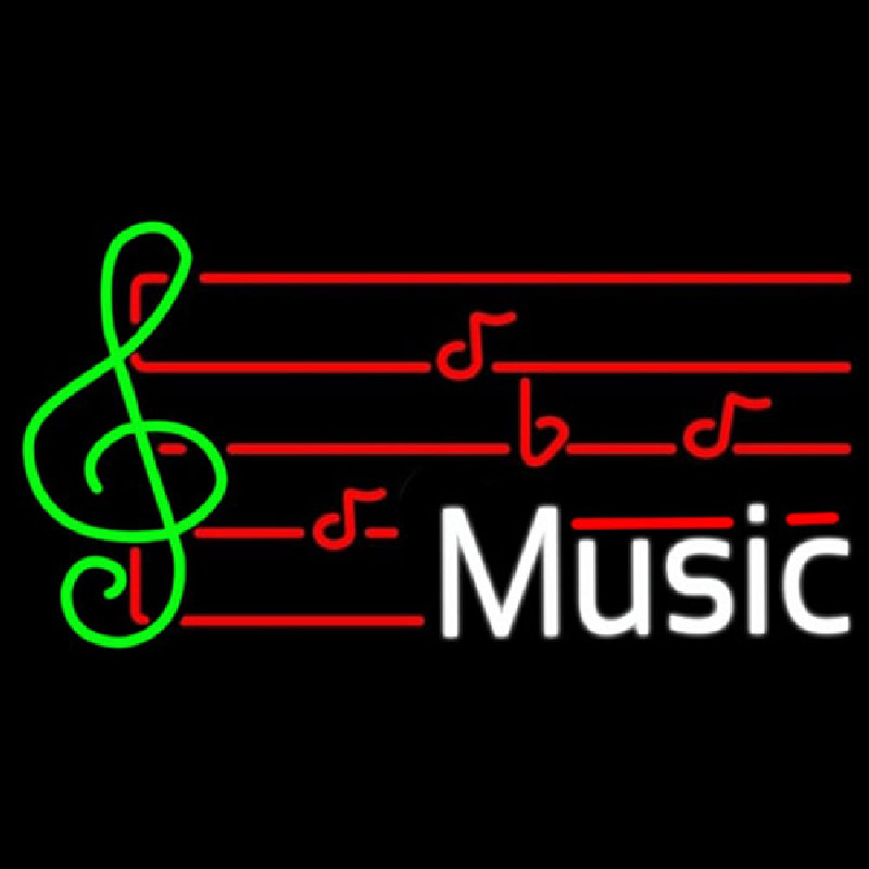 Music Note Neonkyltti