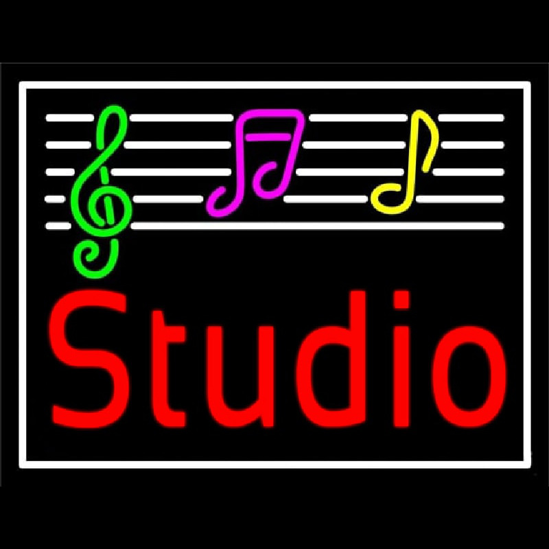 Music Studio 2 Neonkyltti