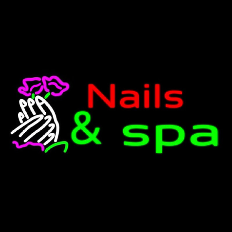 Nails And Spa Neonkyltti