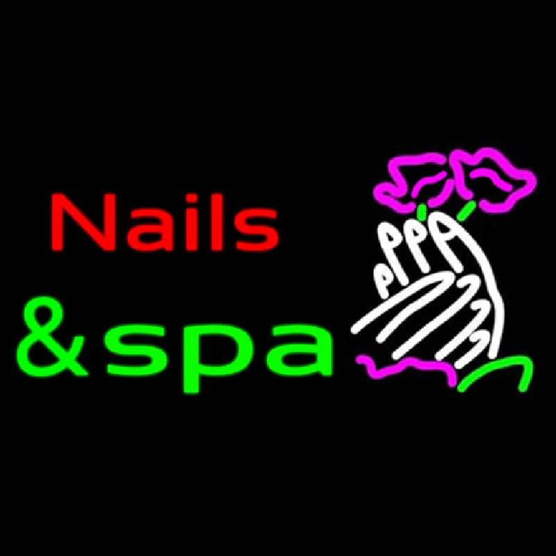 Nails And Spa Neonkyltti