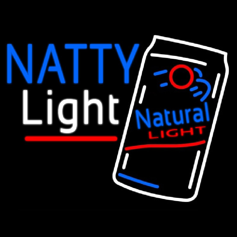 Natty Light Natural Light Beer Neonkyltti