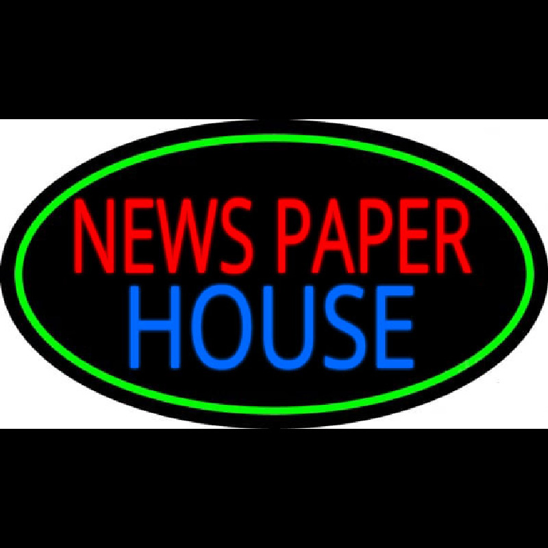 Newspaper House Neonkyltti