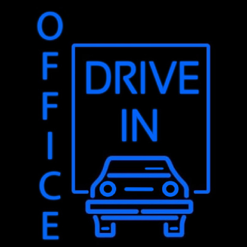 Office Drive In Neonkyltti