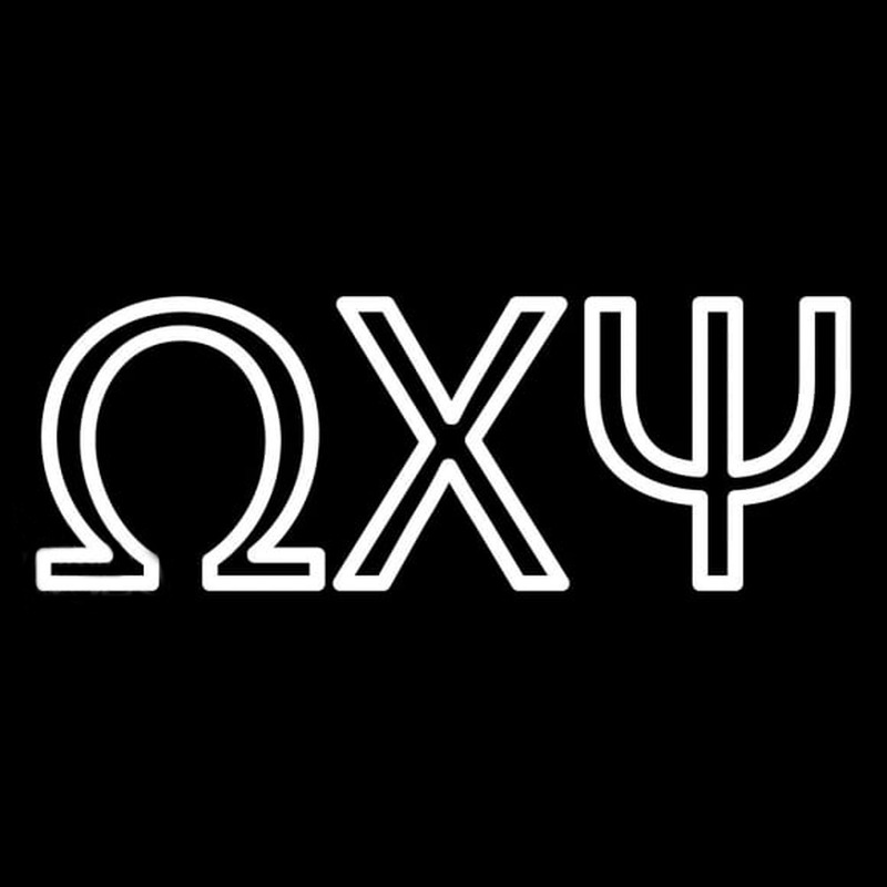 Omega Chi Psi Neonkyltti