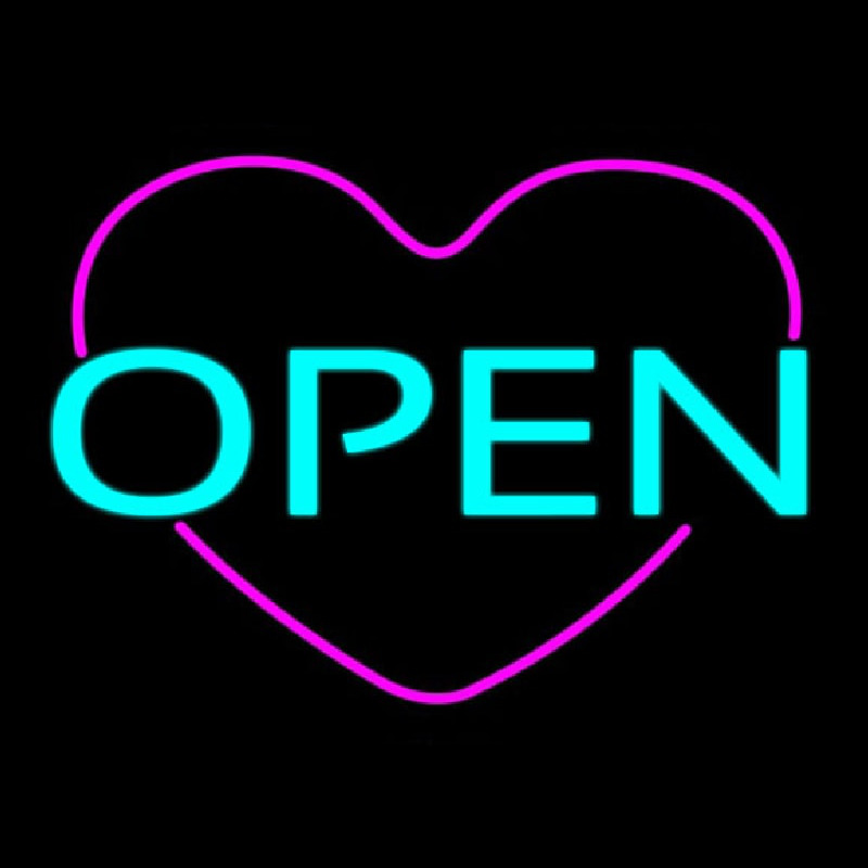 Open Heart Neonkyltti