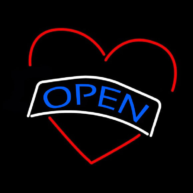 Open Heart Neonkyltti