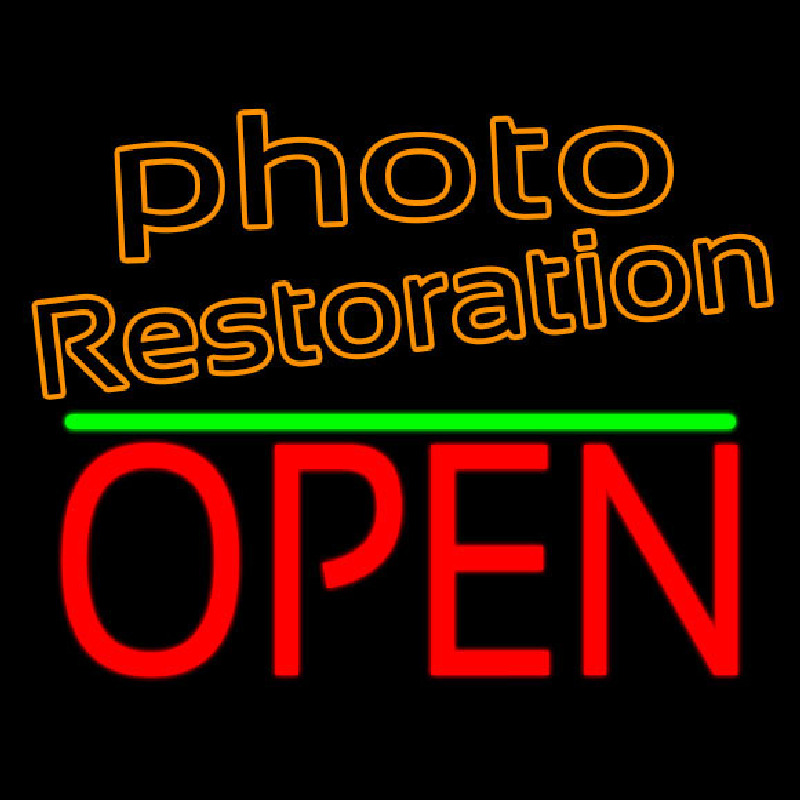 Orange Photo Restoration With Open 1 Neonkyltti