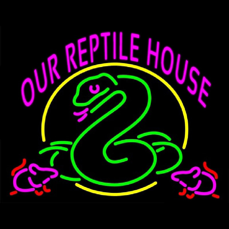 Our Reptile House Neonkyltti