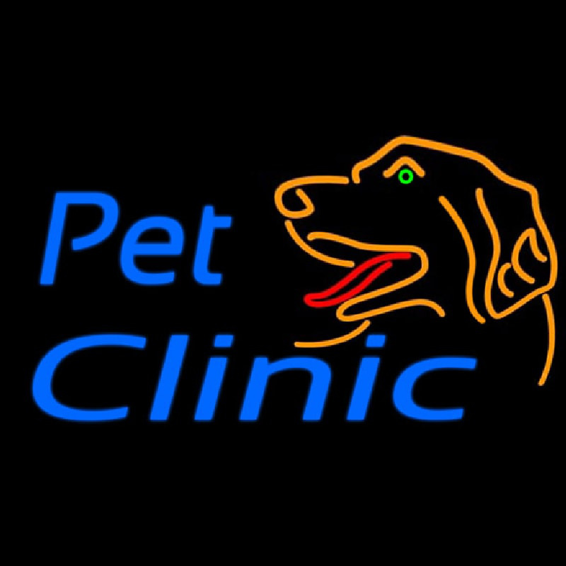 Pet Clinic And Care Neonkyltti