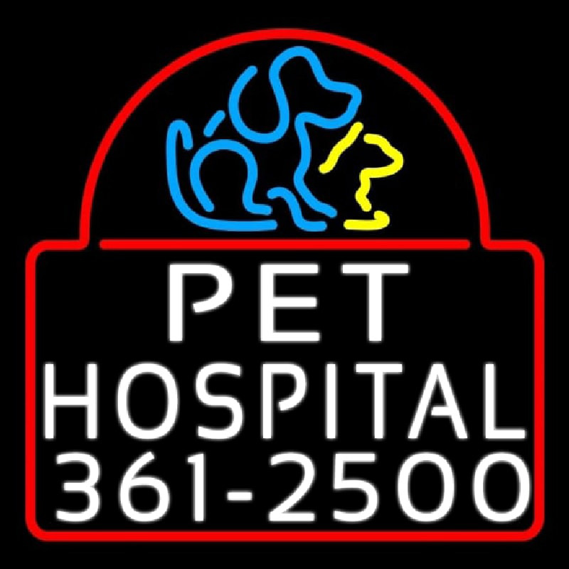 Pet Hospital Neonkyltti