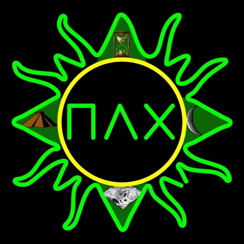 Pi Lambda Chi Latina Greek Logo Neonkyltti