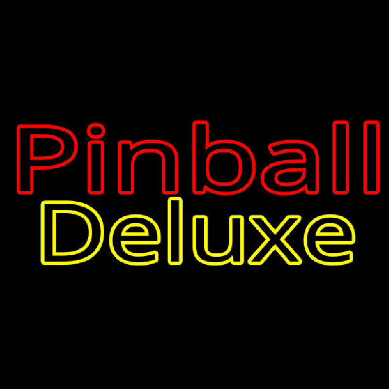 Pinball Delu e 1 Neonkyltti