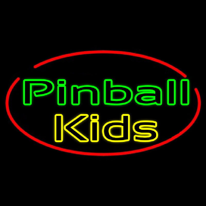 Pinball Kids Neonkyltti