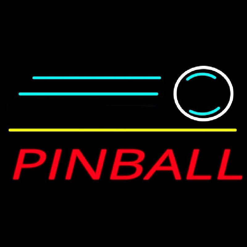 Pinball Shot Neonkyltti