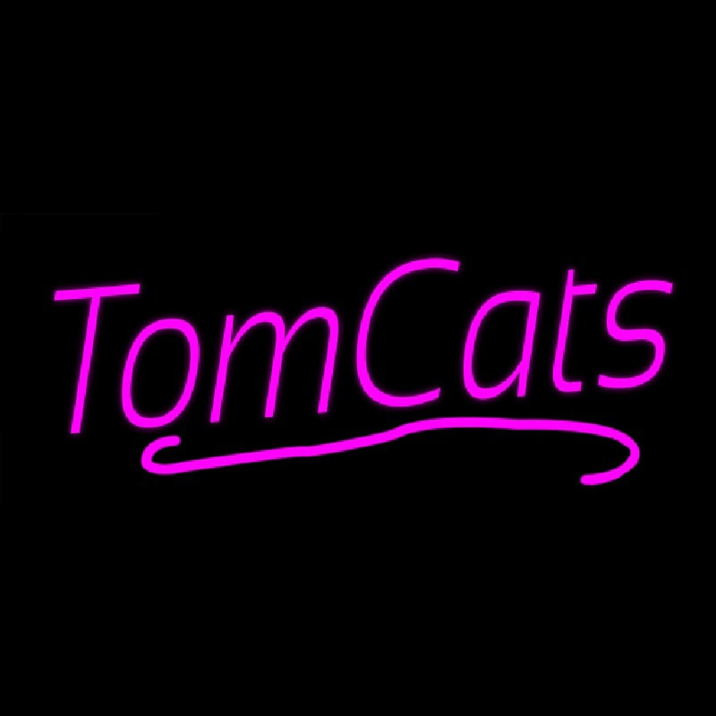 Pink Tom Cats Neonkyltti