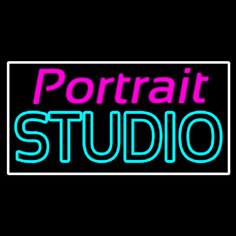 Portrait Studio Neonkyltti