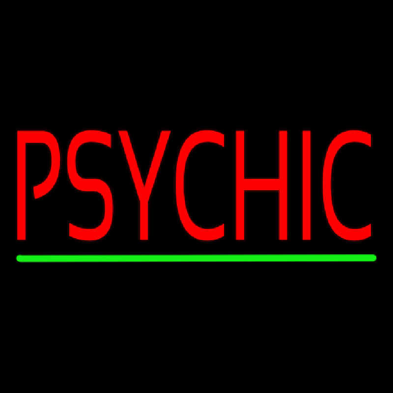 Psychic Green Line Neonkyltti