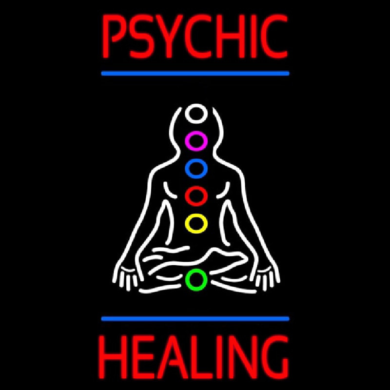 Psychic Health With Blue Line Neonkyltti