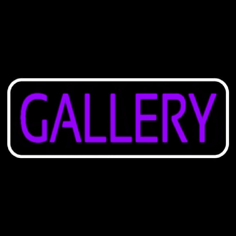 Purle Gallery With Border Neonkyltti