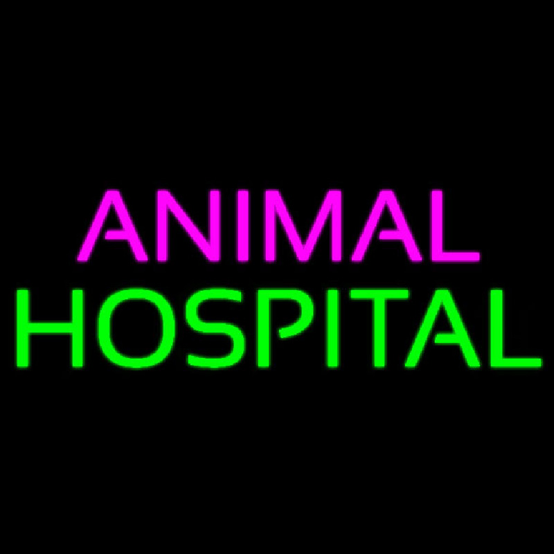 Purple Animal Green Hospital Neonkyltti