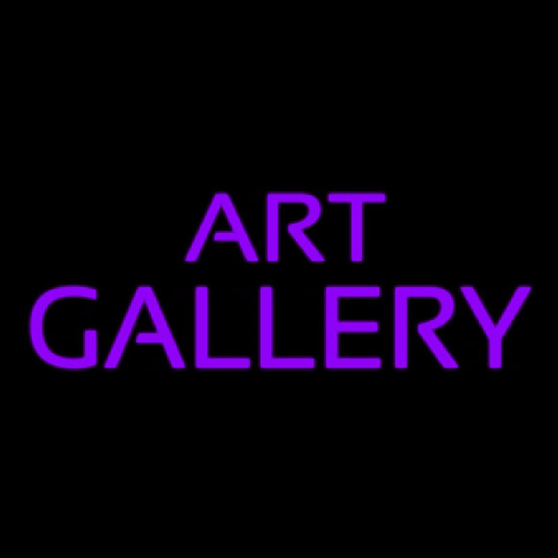 Purple Art Gallery Neonkyltti