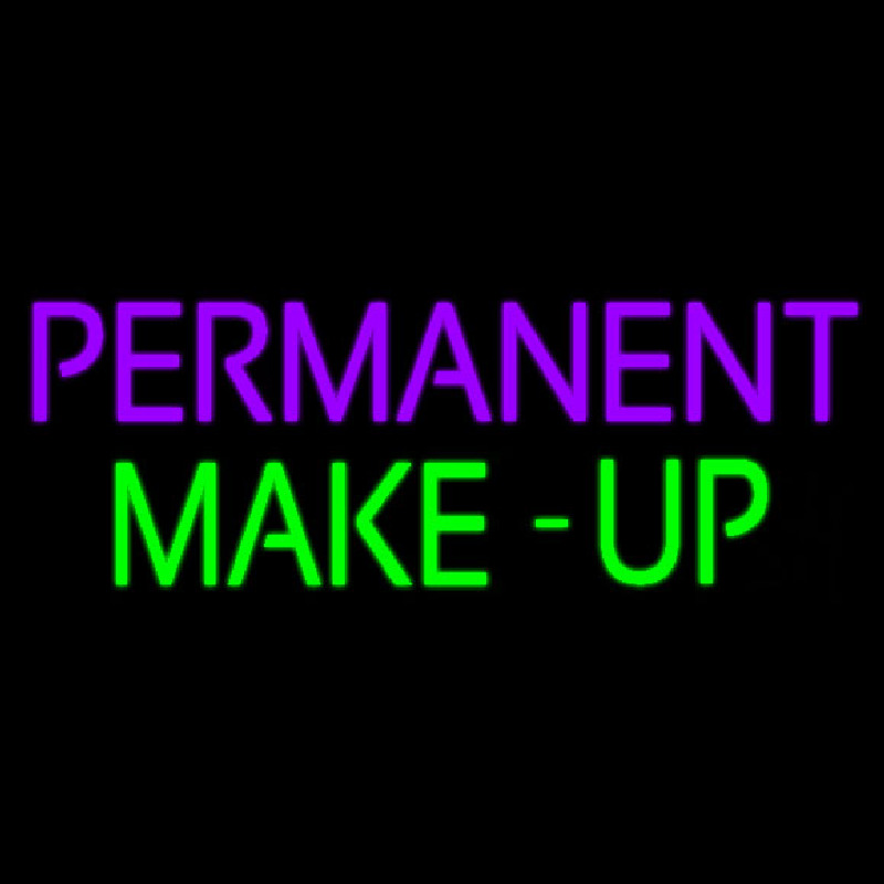 Purple Permanent Green Make Up Neonkyltti