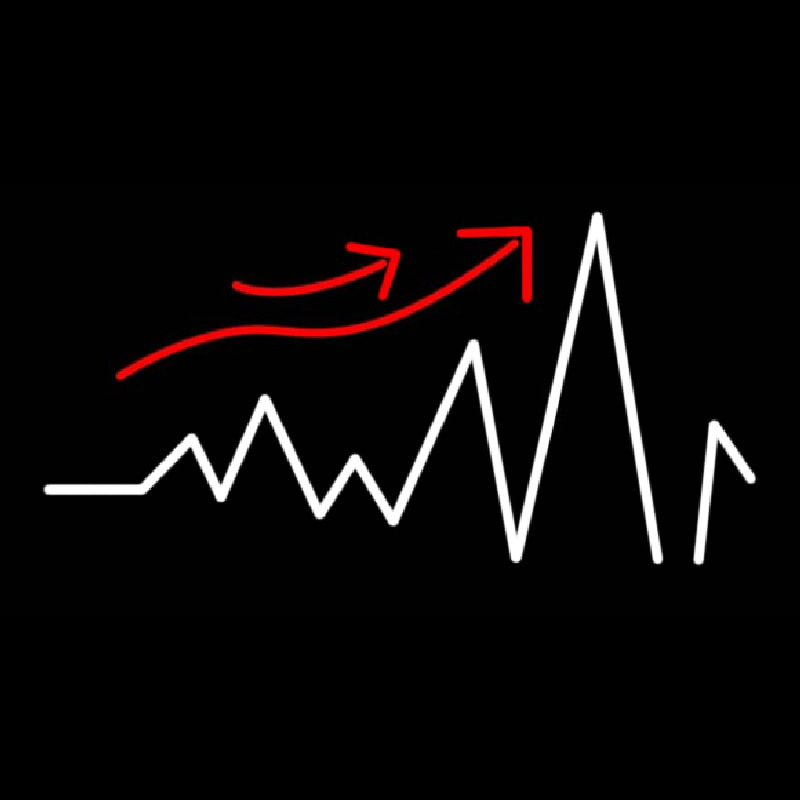 Raising Pulse Wave Neonkyltti