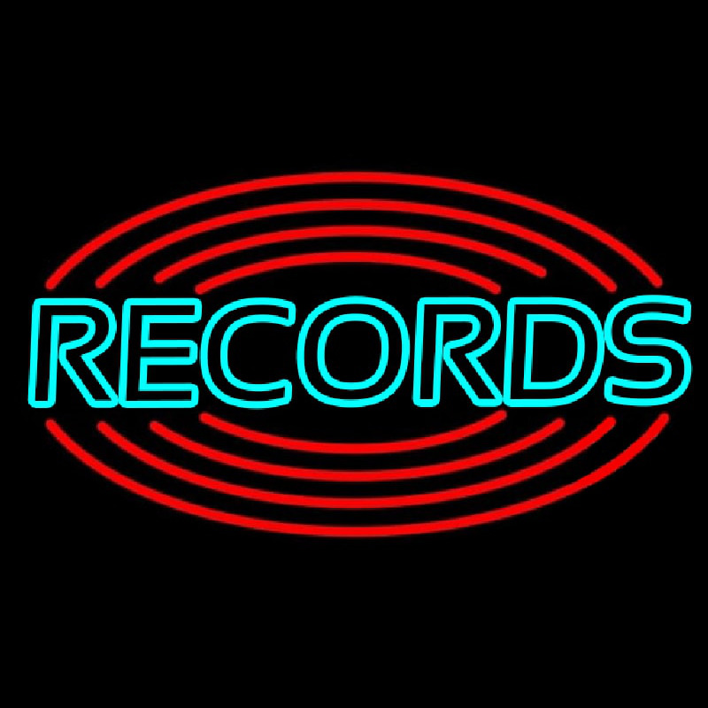 Records With Disc Neonkyltti