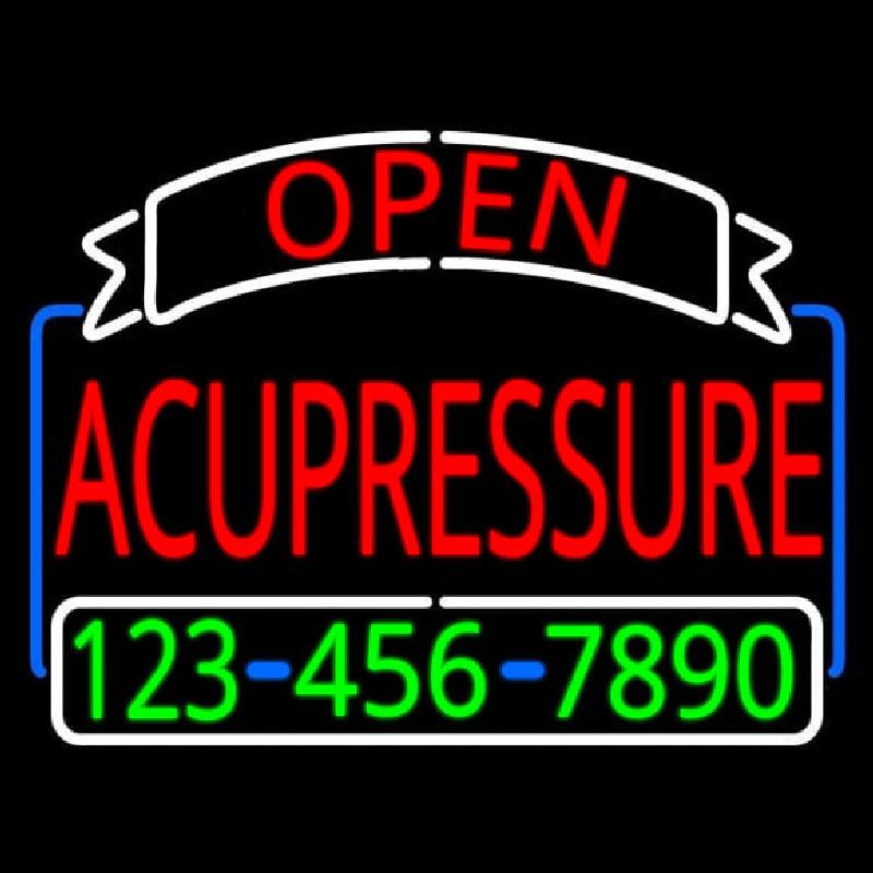 Red Acupressure With Phone Number Neonkyltti