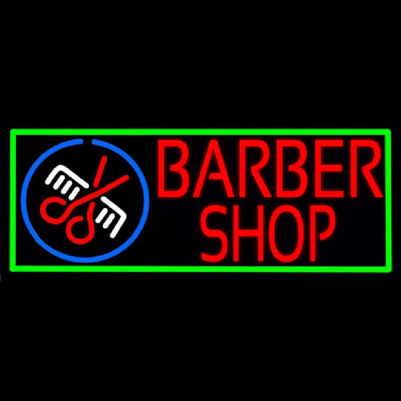 Red Barber Shop Neonkyltti