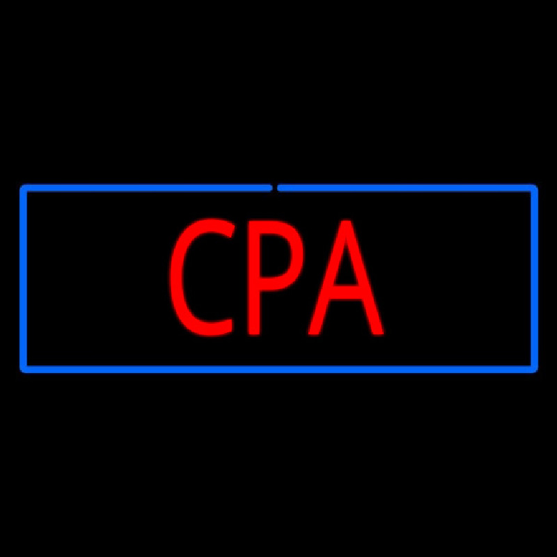 Red Cpa With Blue Border Neonkyltti