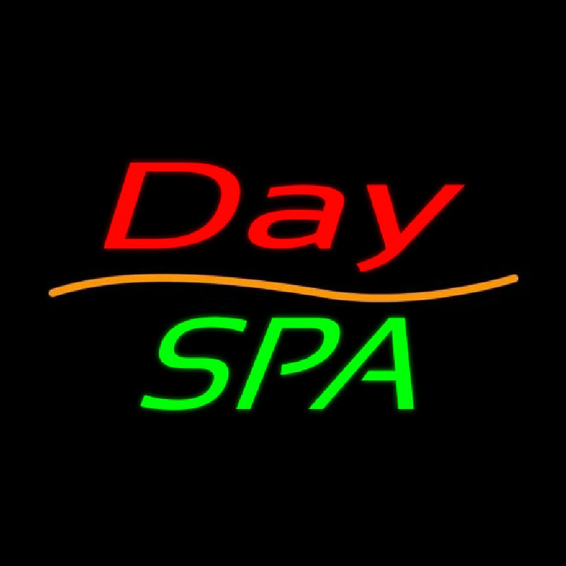 Red Day Spa Green Neonkyltti