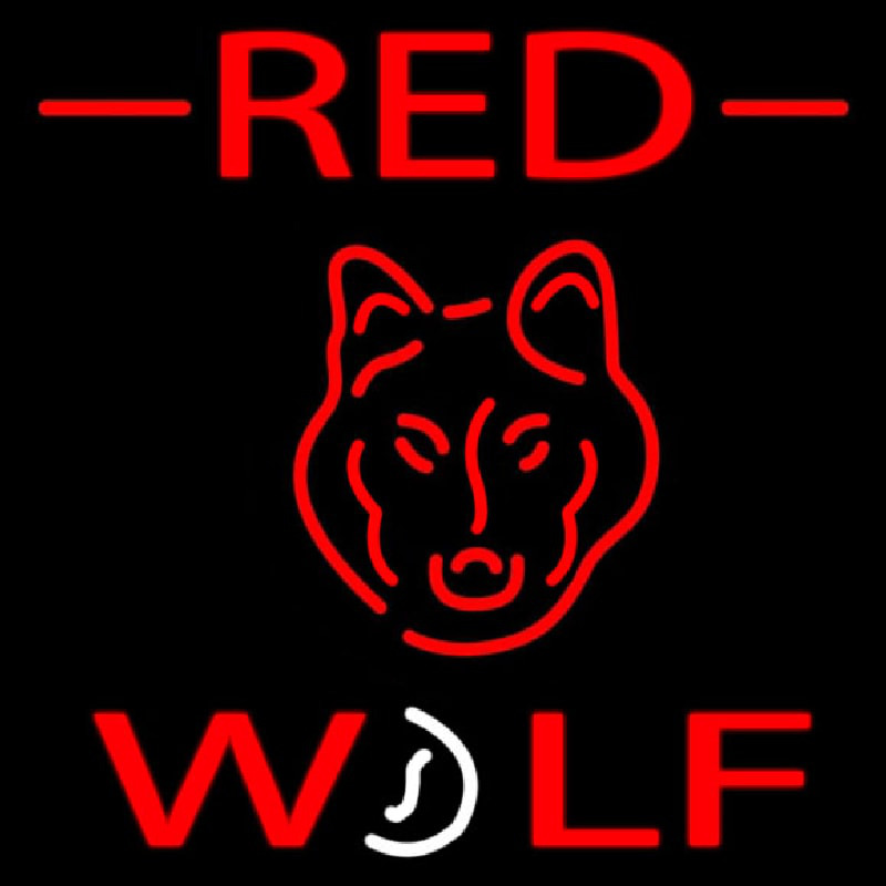 Red Dog Logo Neonkyltti