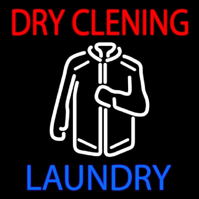 Red Dry Cleaning With Shirt Logo Neonkyltti