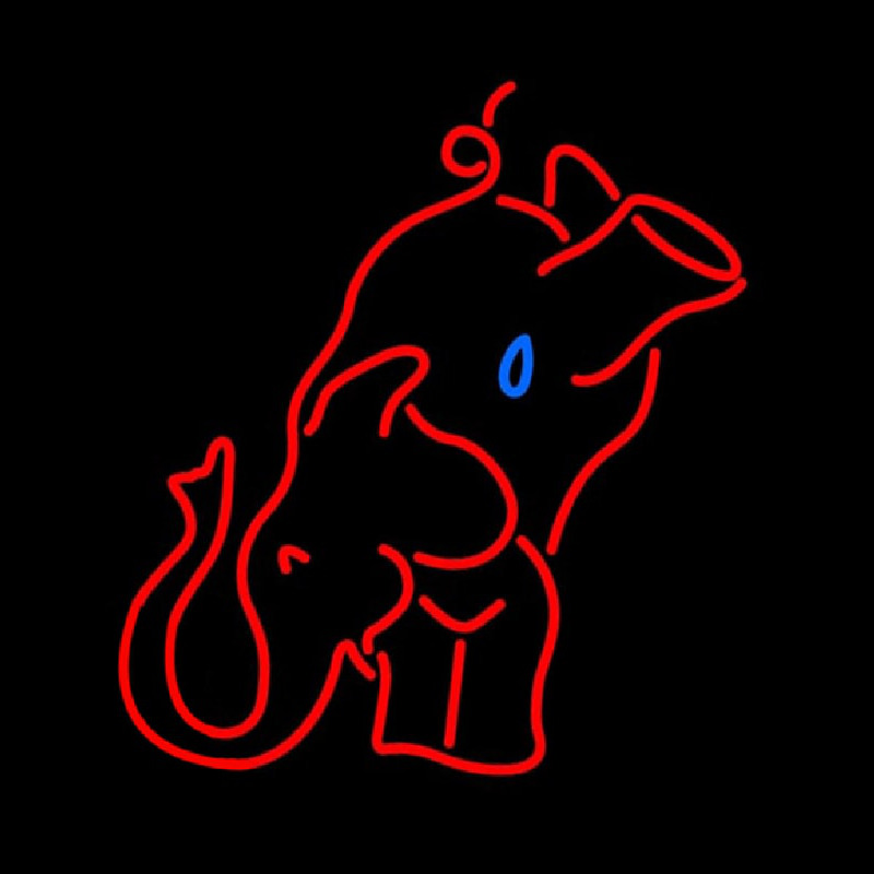 Red Elephant Neonkyltti