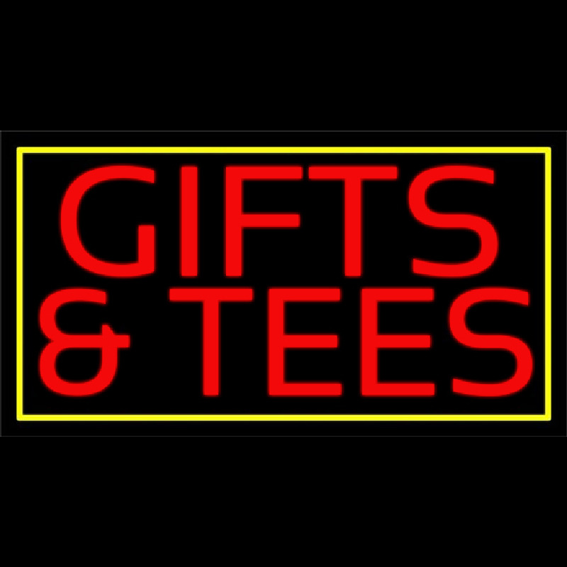 Red Gifts And Tees With Border Neonkyltti