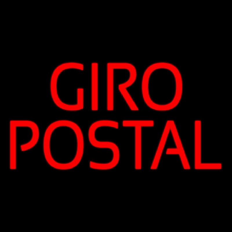 Red Giro Postal Neonkyltti