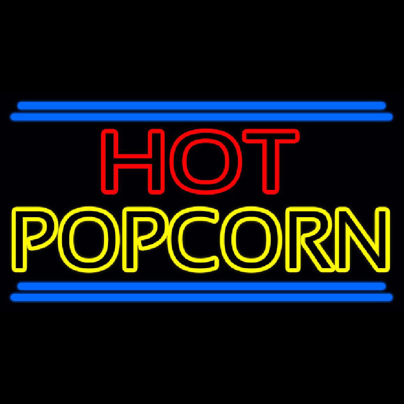 Red Hot Yellow Popcorn Neonkyltti