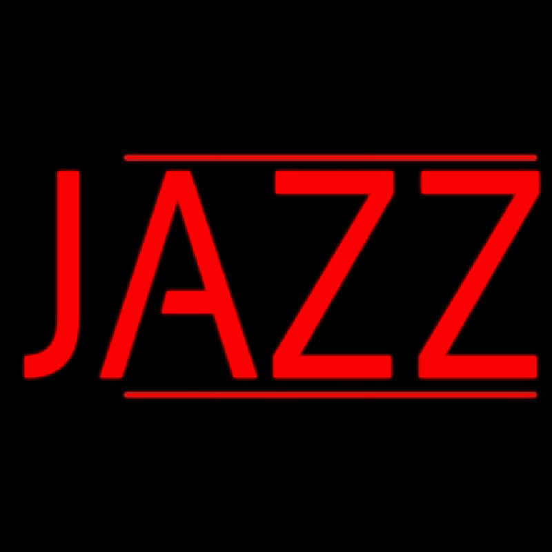 Red Jazz Block Double Line Neonkyltti