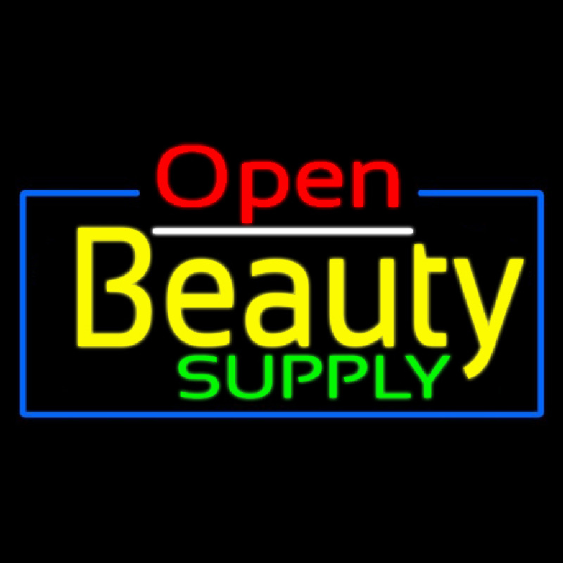 Red Open Beauty Supply Neonkyltti