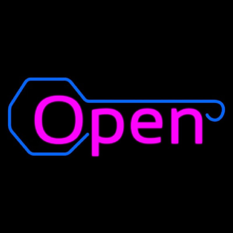 Red Open With Key Logo Neonkyltti