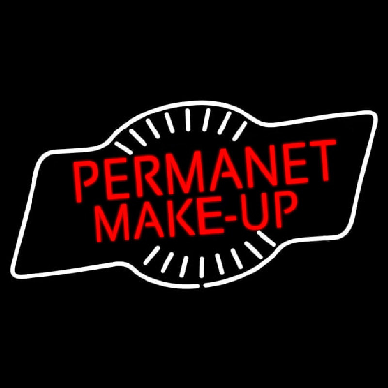 Red Permanent Makeup Neonkyltti