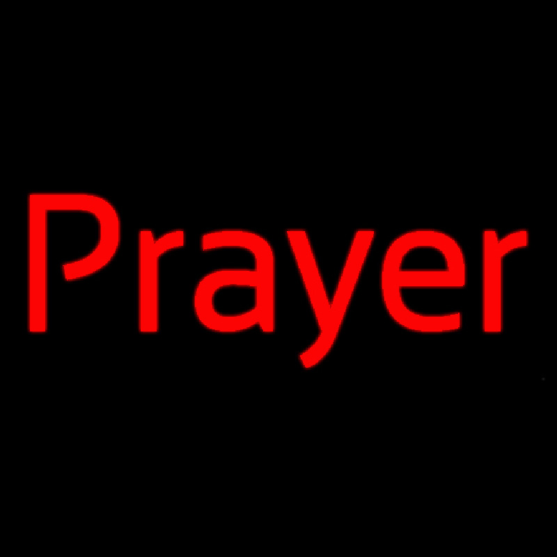 Red Prayer Neonkyltti