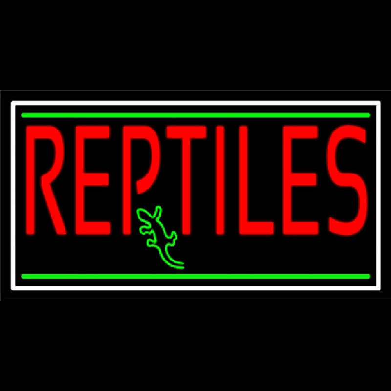 Red Reptiles Block 1 Neonkyltti