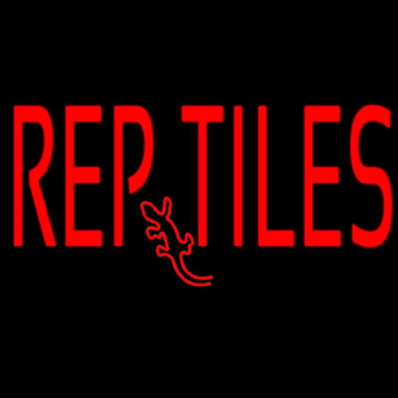 Red Reptiles Block 2 Neonkyltti