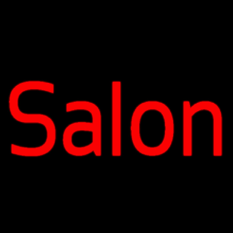 Red Salon Neonkyltti