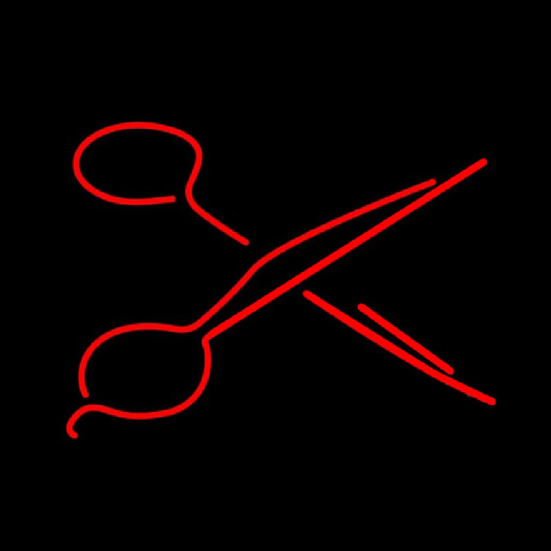 Red Scissors Neonkyltti